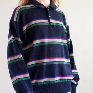 Vintage Polo Ralph Lauren Striped Spring Sweater